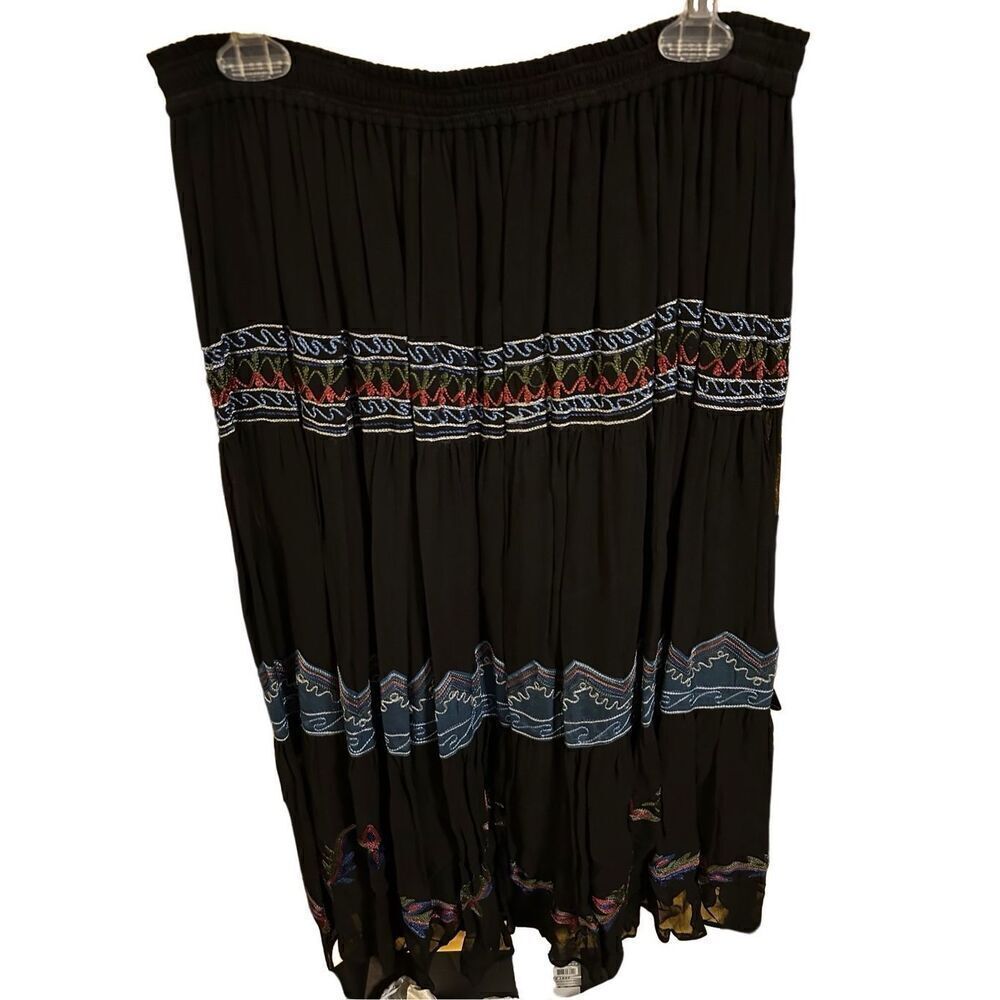 Vintage Lizwear long skirt black women’s size small